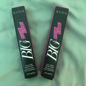 Avon big and false mascara set of 2 blackest Black